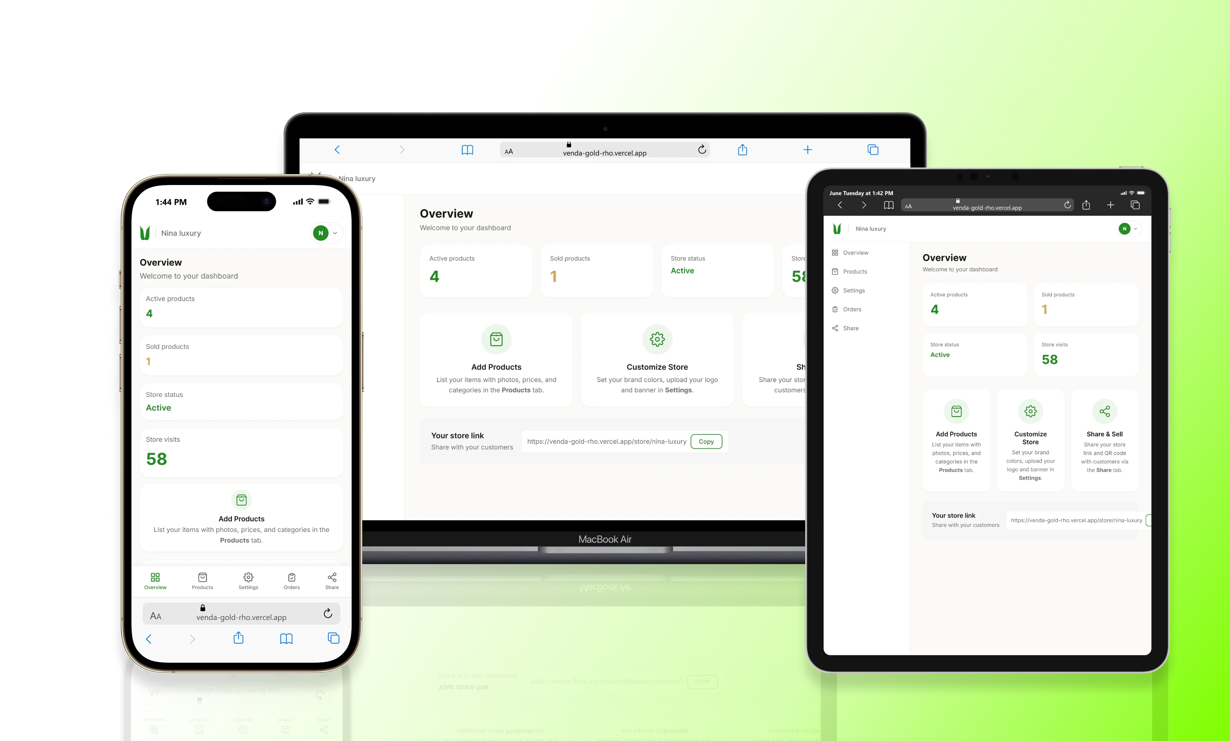 Pocketstall Sales Dashboard Analytics